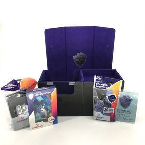 GAMEGENIC Deck Box The Academic 133+ XL BLACK/PURPLE Tolarian Kickstarter Bundle